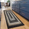 Entryway Rug Small Throw Rug Machine Washable Floor Cover Braided Printed Area Rug Indoor Non Slip Farmhouse Rug Boho Accent Rug - 2 of 4