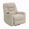 Royal Hampton Power Recliner Lift Chair with Heating Massage, Gray Faux Leather - 2 of 4
