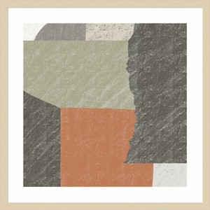 Amanti Art Rough Paper Cut Out by Little Dean Wood Framed Wall Art Print - 1 of 4