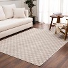 Hauteloom Truls 3D Checkered Washable Rug - 2 of 4