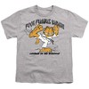 Boys' Garfield Foot Fungus Karate T-Shirt Athletic Heather Small - 2 of 4