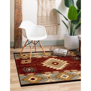 Unique Loom  Pioneer Kallispell Area Rug - 1 of 4