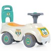 Dolu: Walk & Drive: Sit N' Ride, White-Yellow-Green, Ride-On Toy Vehicle - 4 of 4