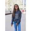 Harry Potter Hogwarts Hedwig Owl Slytherin Hufflepuff Ravenclaw Girls French Terry Pullover Hoodie Toddler to Big Kid - 2 of 4