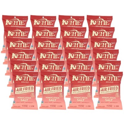 Kettle Brand Himalayan Salt Air Fried Potato Chips - Case of 24/1.7 oz