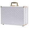 Portable Makeup Case with Mirror Travel Makeup Bag Cosmetic Organizer Box with Locks - image 2 of 4