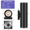 DAKAFUL Dusk to Dawn Outdoor Lighting Sensor Wall Lights - 3 of 4