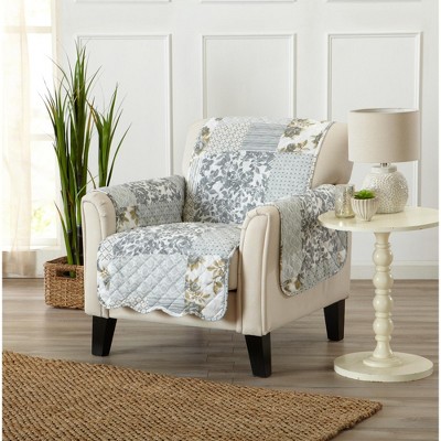 Reversible Stitched Patchwork Sofa Furniture Protector - Great Bay Home