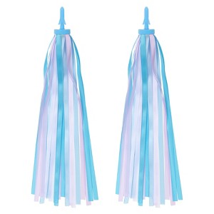Unique Bargains Colorful Decoration Bike Accessories Handlebar Streamers 2 Pcs - 1 of 4