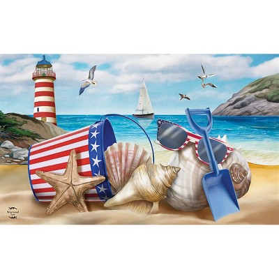 Briarwood Lane Doormat 30x18 Indoor Outdoor Sea To Shining Sea Summer For Summer Doormat