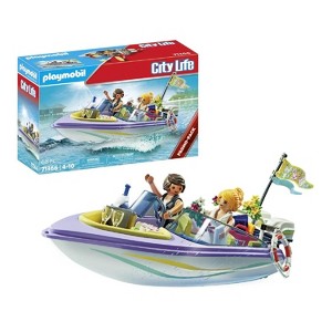 Playmobil City Life Honeymoon Speedboat Trip 71366 Playset 68pcs - 1 of 1