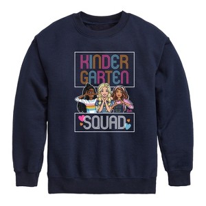 Boys' - Barbie - Back To School Graphic Long Sleeve Fleece Sweatshirt - 1 of 4
