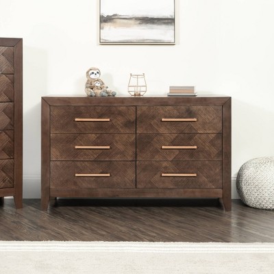 Image of Child Craft Kieran 6 Drawer Dresser - Toasted Chestnut