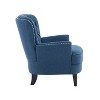 NicBex Modern Nailhead Trim Button-Tufted Accent Chairs for Living Room,Comfy Upholstered Lounge Chair with Curved Backrest - 4 of 4
