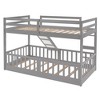 YOOCOZZ Twin-over-Twin Bunk Bed with Slide and Ladder - 4 of 4