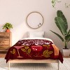 Deny Designs Twin/ Twin Extra Long Jessica Molina Making Spirits Bright Holiday Comforter and Pillow Sham Orange - 3 of 4