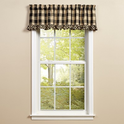 Park Designs Buffalo Check Ruffle Valances 60"x14"