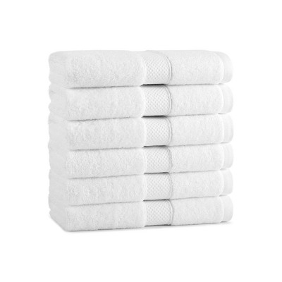 Aston & Arden Luxury Cotton Hand Towels (Pack of 6), 16x30