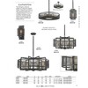 Elk Home Slatington 9 - Light Chandelier in  Brushed Nickel/Silvered Graphite - 2 of 2