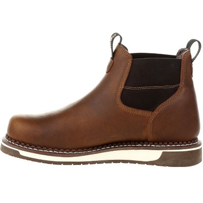 Men's Georgia Boot AMP LT Wedge Waterproof Chelsea Work Boot
