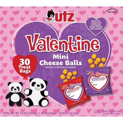 Utz Valentine's Mini Cheese Balls - 7.5oz/30ct