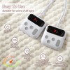 Electric Blanket with 6 Temperature Settings, Automatic Power-off After 9 Hhours, Comfortable and Soft Wool, Quick-Heating, Machine Washable - 3 of 4