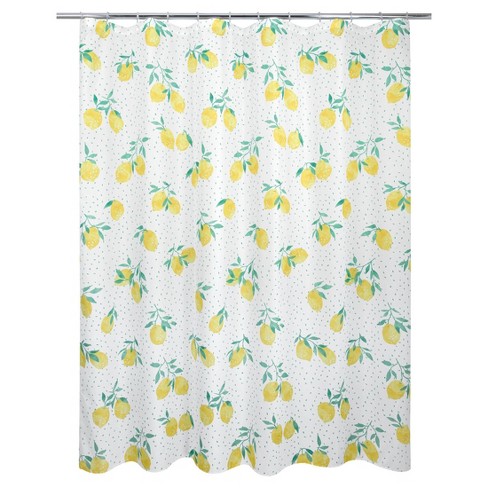 Bright Lemons Shower Curtain - Allure Home Creations : Target