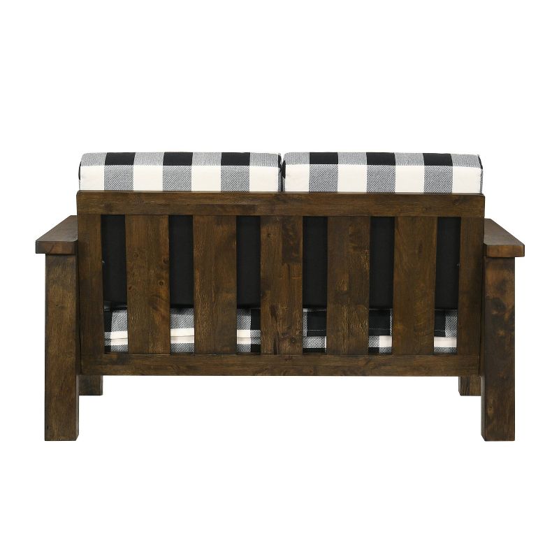 Jovie Gingham Rustic Loveseat - HOMES: Inside + Out, 6 of 9