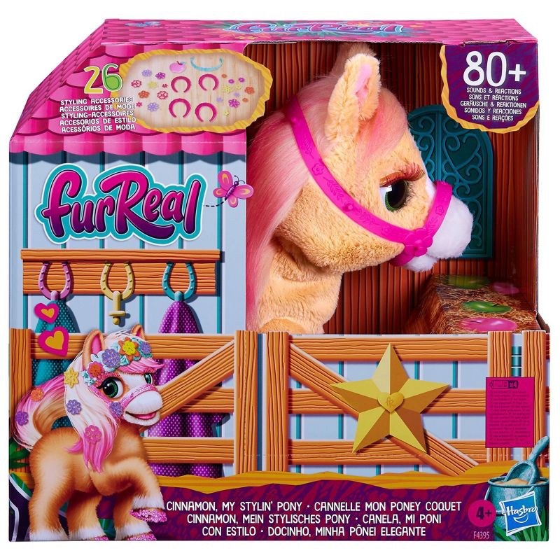 furReal Cinnamon My Stylin&#39; Pony Interactive Pet Toy, 3 of 9
