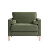 Lifestyle Solutions Giovanni Chair Olive Velvet - 2 of 4