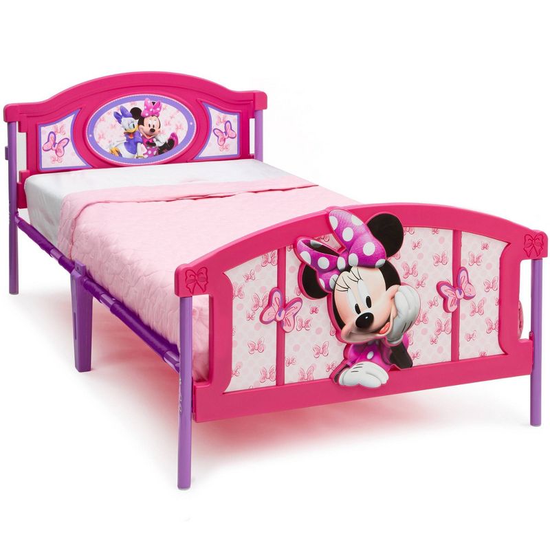 Twin Disney Minnie Mouse Plastic 3D Kids&#39; Bed - Delta Children, 4 of 7