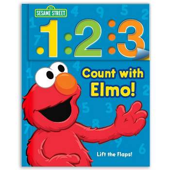 Sesame Street: 1 2 3 Count with Elmo! - (Look, Lift & Learn Books) 2nd Edition (Board Book)