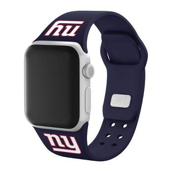 NFL New York Giants Apple Watch Compatible Silicone Band - Blue