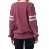 Women's Football Sequin Sweatshirt - White Birch L - 2 of 3