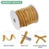 Unique Bargains Metallic Velvet Flexible Ribbon for Crafts 3/8 Inch x 50 Yards 1 Pc - 2 of 4