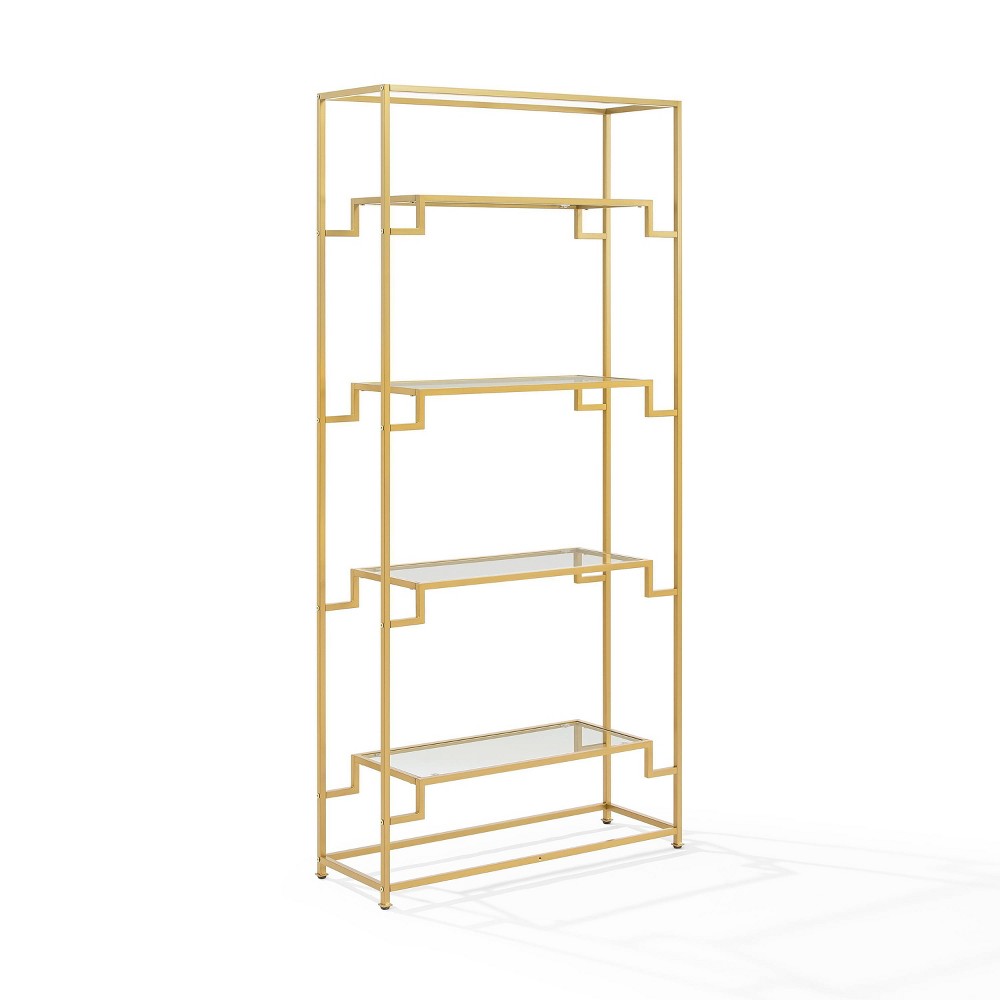 Photos - Wall Shelf Crosley 72.25" Celeste Etagere Gold  