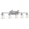 Quoizel Lighting Nicholas 5 - Light Vanity in  Brushed Nickel - 3 of 4