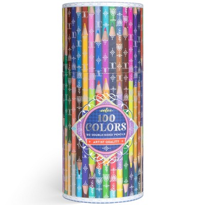 eeBoo:Piece & Love: 100 Colors - 50 Double-Sided Color Pencils