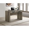 Gulches Modern Desk Collection ¨C Faux Marble/Textured Finish, Storage Drawers (1-2), Sturdy Base, Simple Assembly for Home Office - 2 of 4