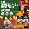 Syruvia Variety Pack - Pumpkin Spice & Brown Sugar Cinnamon Syrup 25.4 Fl oz (2-Pack) - 2 of 4