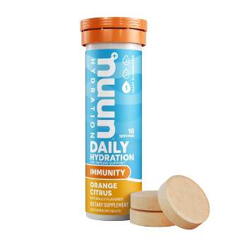 nuun Hydration Immunity Drink Vegan Tabs - Orange Citrus - 10ct