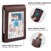 Generic RFID Blocking Slim Bifold Genuine Leather Minimalist Front Pocket Wallets for Men - 4 of 4