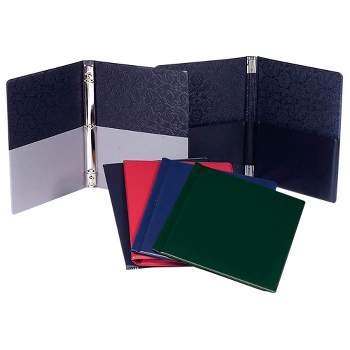 Marlo Plastics Choral Folder 9-1/4 x 12 with 7 Elastic Stays and 2 Expanded Horizontal Pockets Black