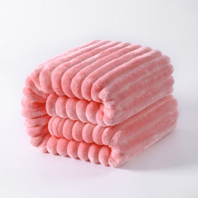 Flannel Fuzzy Toddler Blanket, Fluffy Warm and Lightweight Baby Plush Blanket - NTBAY