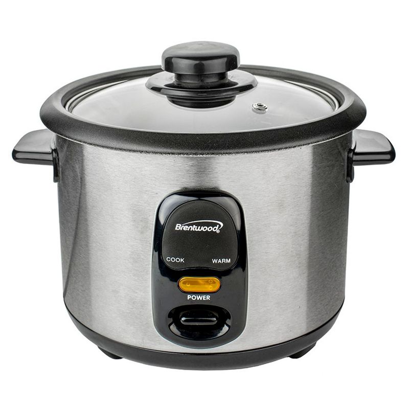 Brentwood 8 Cup Rice Cooker/Non-Stick with Steamer, 1 of 6