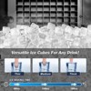 Hooure 15-Inch Commercial Ice Maker - 120 lb/24H Half Cube Production, 30 lb Storage Bin, Freestanding/Undercounter - 4 of 4