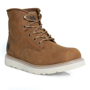HVB805 - 6'' Soft Toe Retro Non-slip Water Resistant Men's Safety Work Boots - 1 of 4