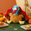 Blue Panda Turkey Stuffed Animal, Thanksgiving Plush Toy for Kids, Fall Décor, 9 in - 2 of 4