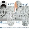 Coucheta Vintage Washable Runner Rug , Non-Slip Floral Carpet for Entryway & Hallway, Low Pile Oriental Prin(Multiple Sizes and Colors) - 4 of 4