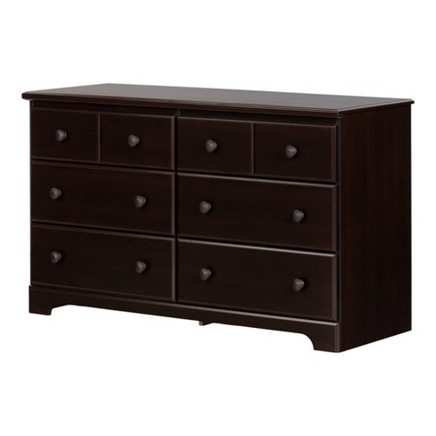 Summer Breeze 6 Drawer Double Dresser Chocolate South Shore Target